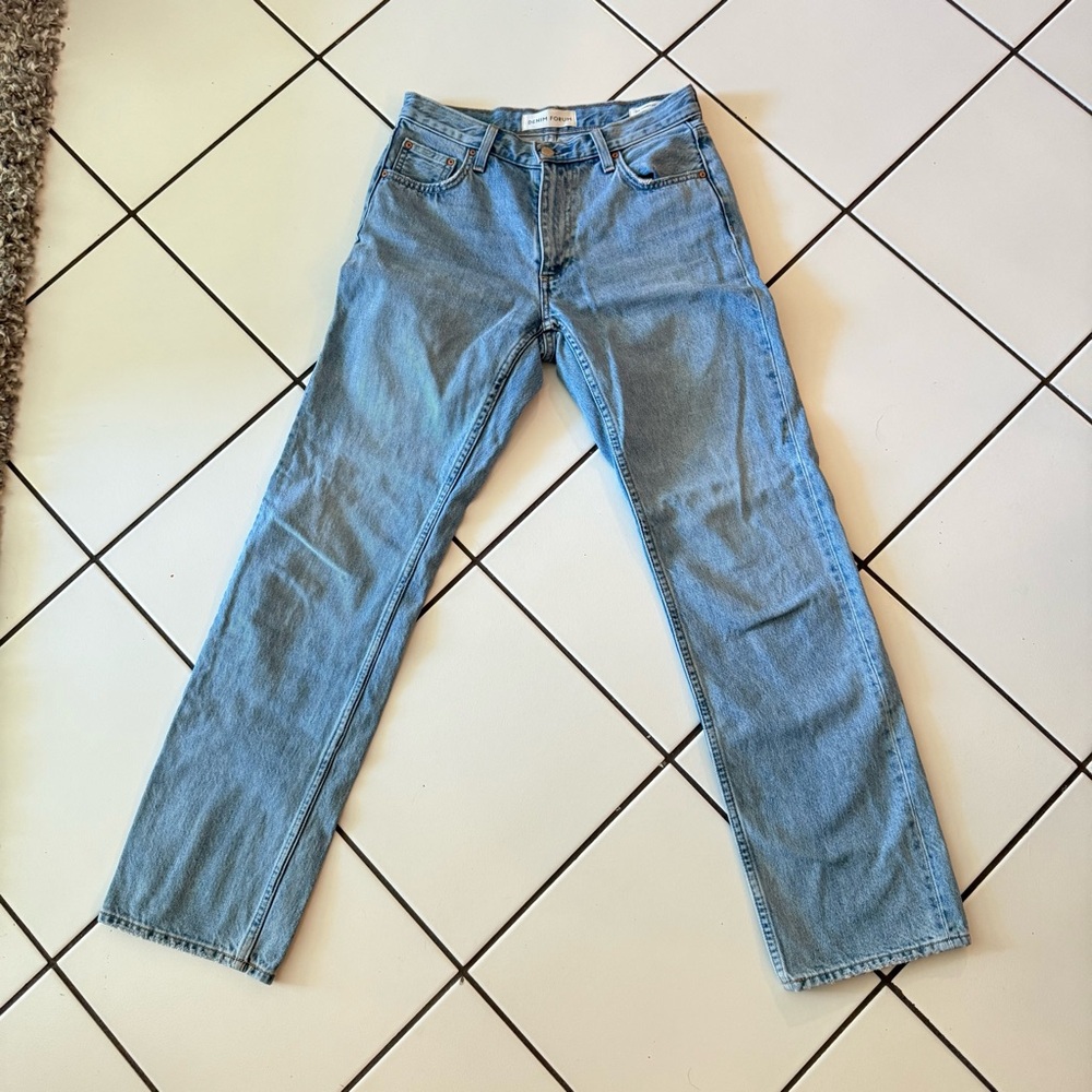 Artizia Denim Forum Sky Blue Straight Leg Jeans